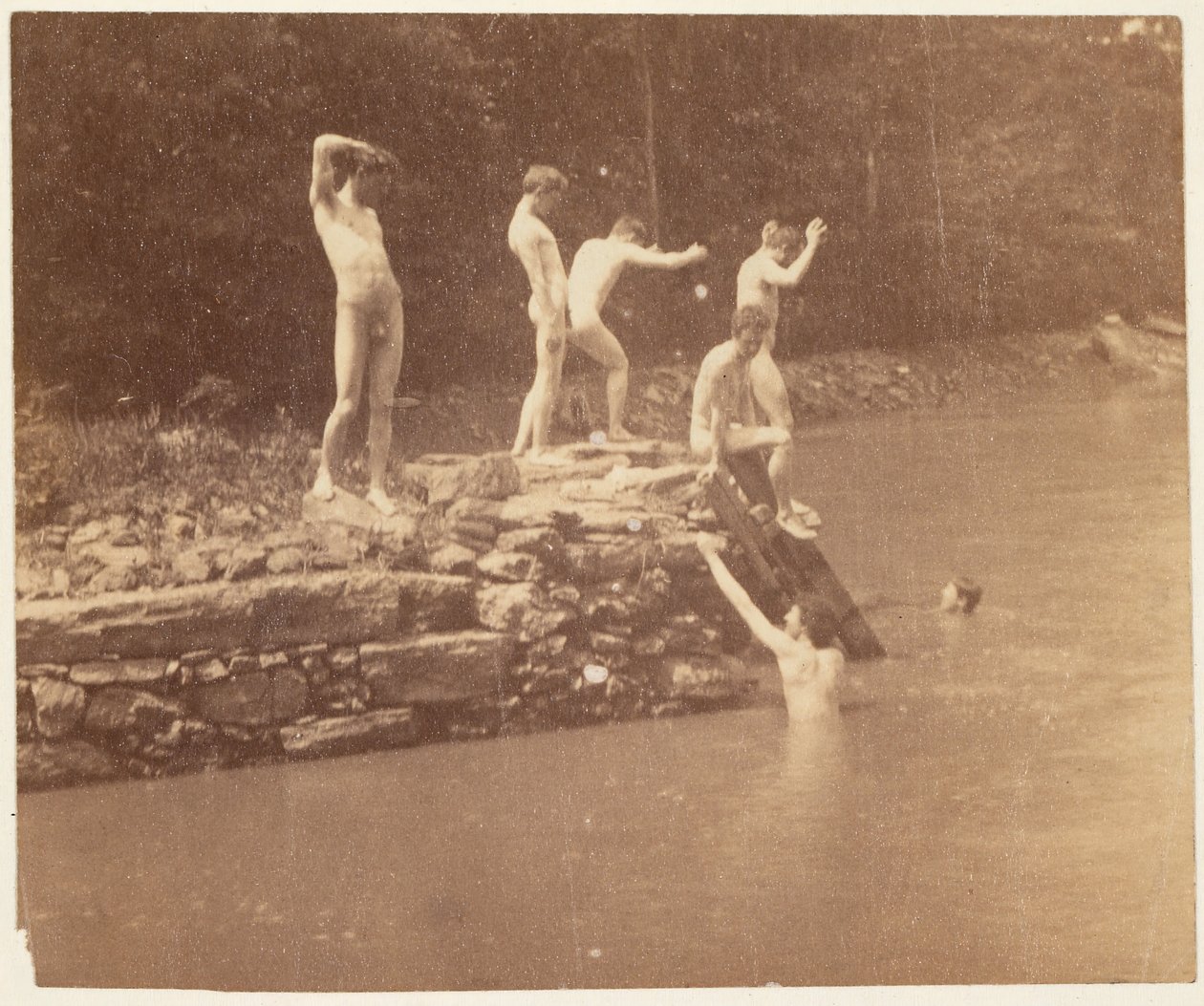 Thomas Eakins ve Öğrencileri, c. 1883. by Thomas Eakins