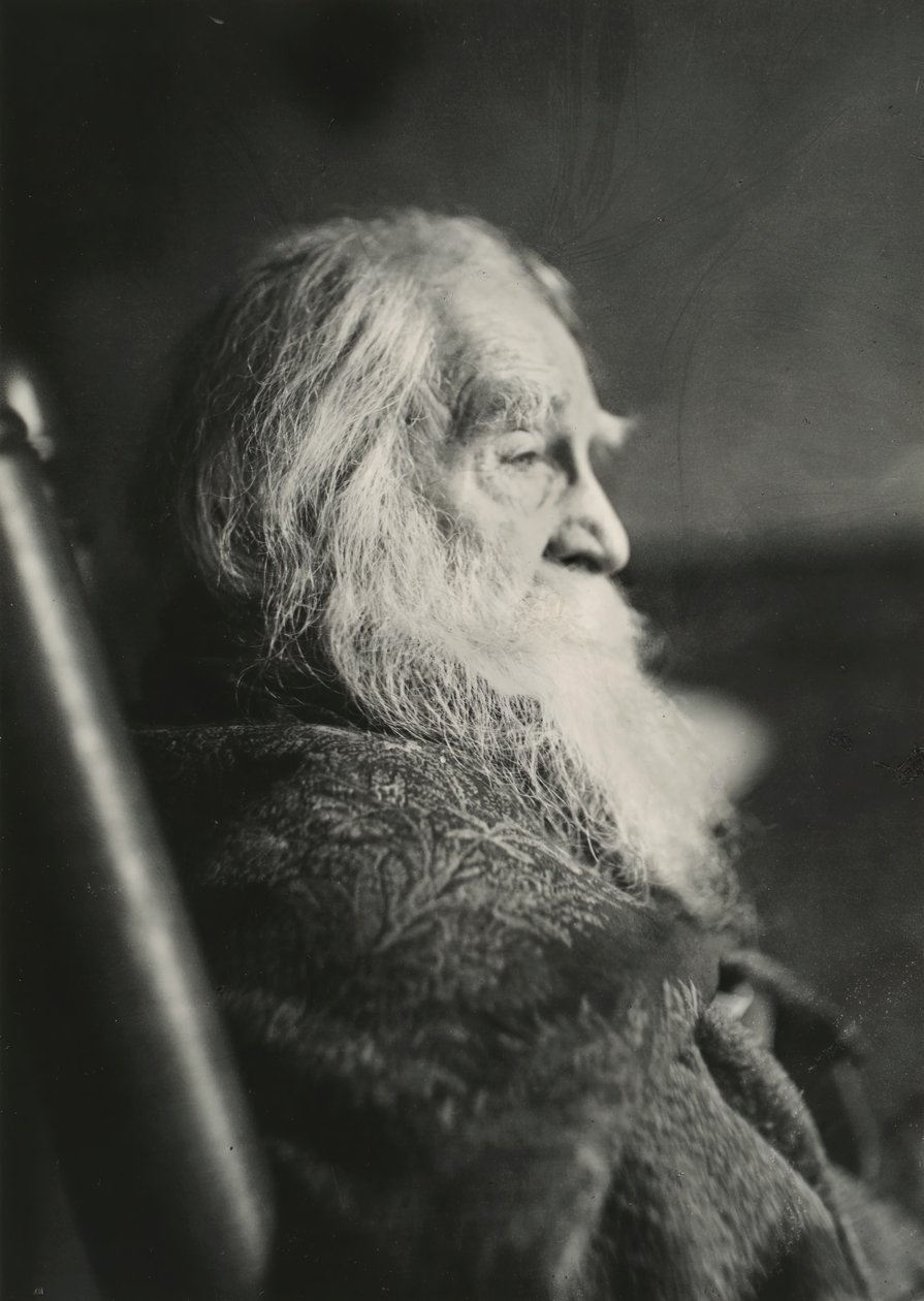 Walt Whitman, Camden, N.J., c. 1891. by Thomas Eakins