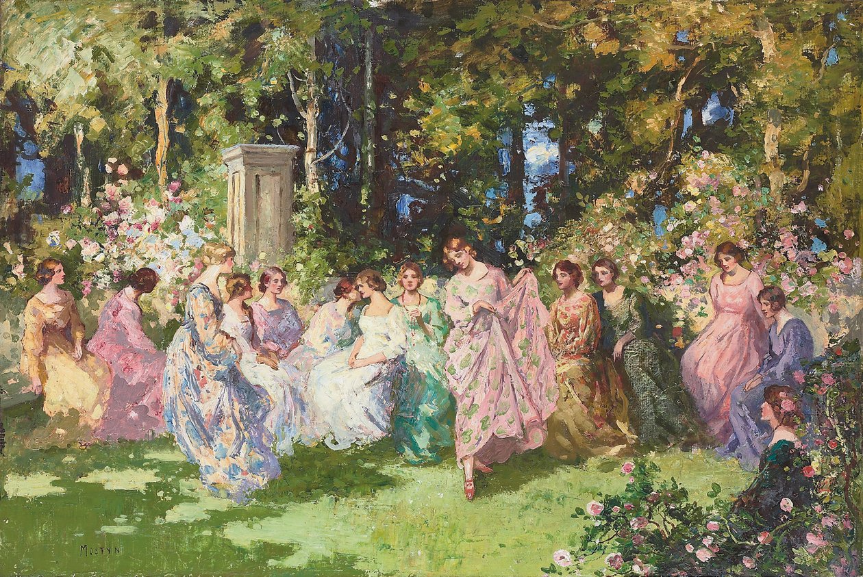 şampet partisi by Thomas Edwin Mostyn