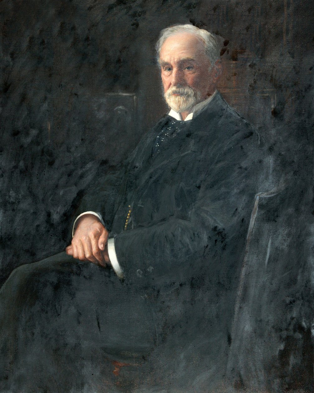 JK Bythell (tuval üzerine yağlıboya) by Thomas Edwin Mostyn