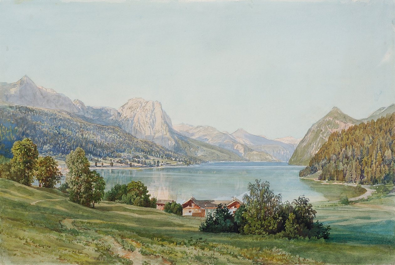 Styria'daki Grundlsee by Thomas Ender