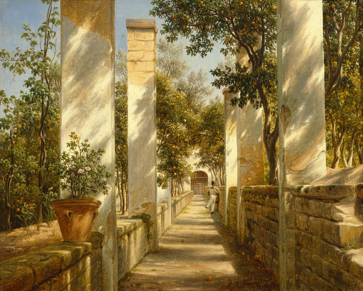 Turuncu Pergola, Sorrento by Thomas Fearnley