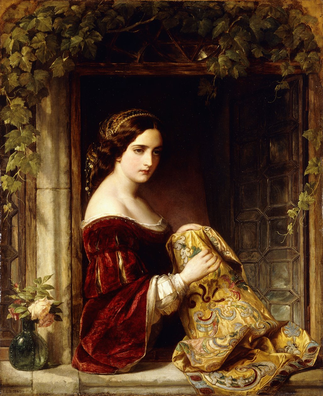 Beklemek, 1860 by Thomas Francis Dicksee
