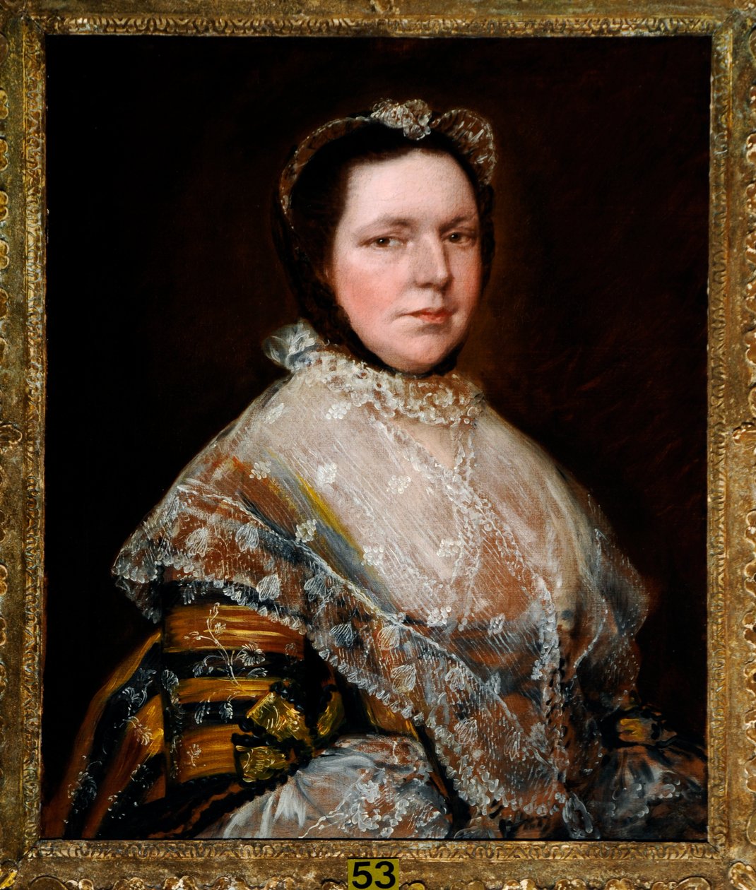 Elizabeth Prowse (tuval üzerine yağlı boya) by Thomas Gainsborough