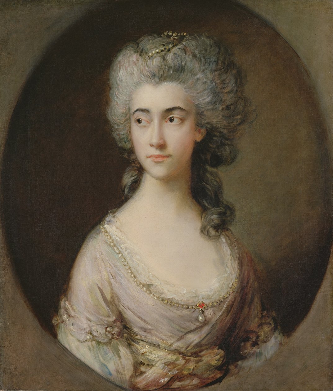 Mary Heberden, c.1777 (tuval üzerine yağlı boya) by Thomas Gainsborough