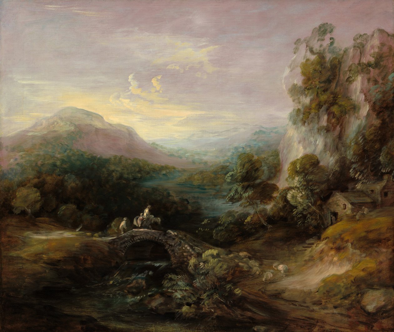 Köprülü Dağ Manzarası by Thomas Gainsborough
