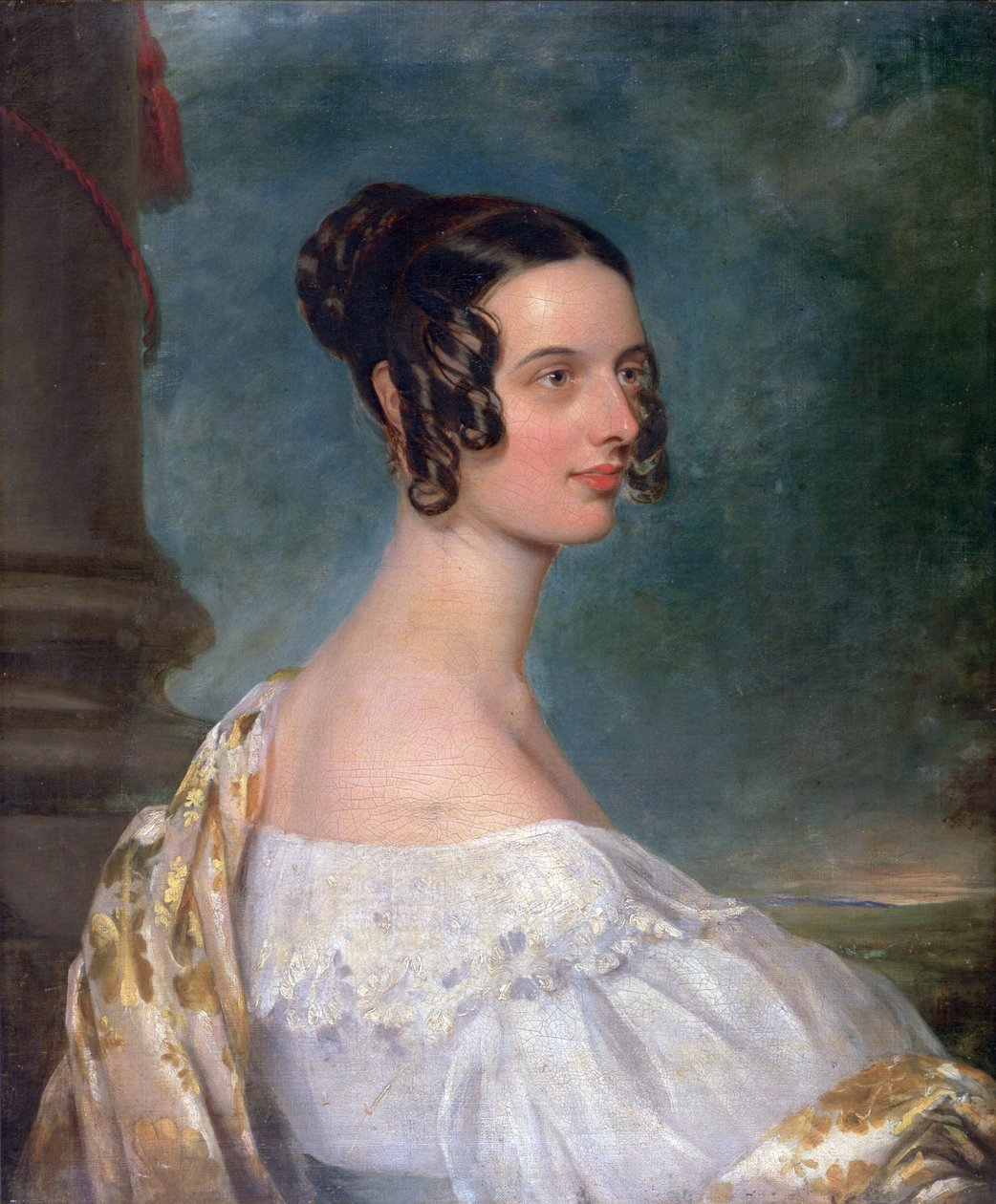 ಕ್ಯಾಥರೀನ್ ಗ್ಯಾಂಡಿ, ನೀ ಹೈಡ್, ಸಿ.1837-38 ಟರ್ಕ್ by Thomas Gandy