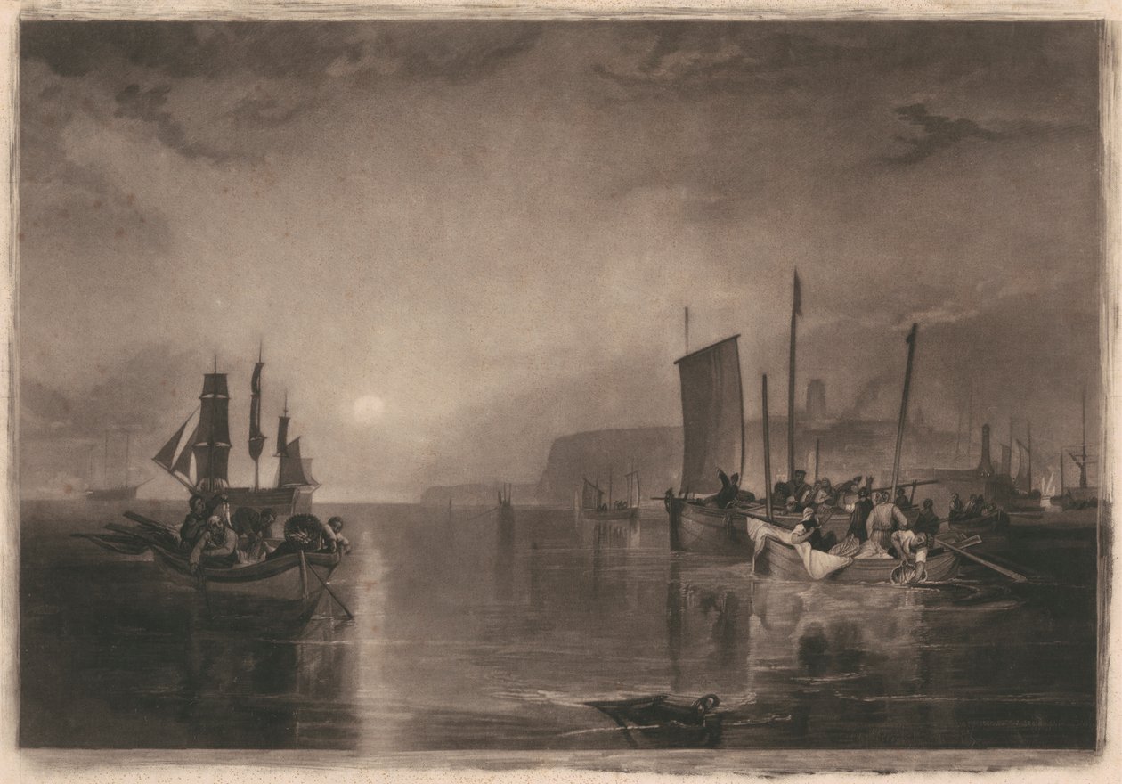 Gün Doğumu, Margate'de Mezgit Balık Tutma by Thomas Goff Lupton