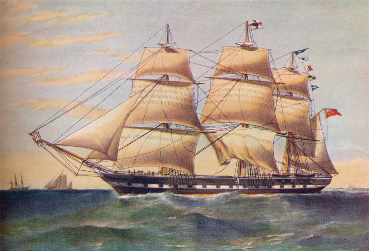 Clipper Gemi, Sussex, c1853 by Thomas Goldsworth Dutton