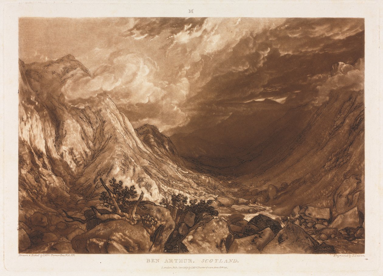 Liber Studorium: Ben Arthur, İskoçya by Thomas Guff Lupton