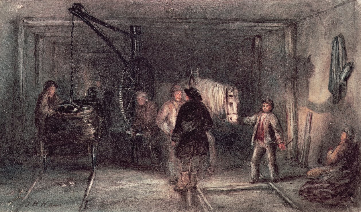 Pit Midillileri ve Arabası by Thomas H. Hair