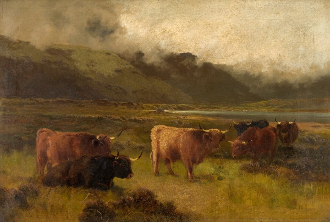 Tarras Moss üzerinde by Thomas Henry Gibb