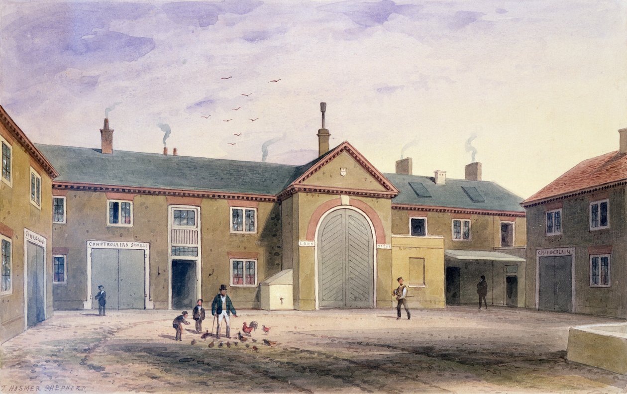 Şehir Yeşil Bahçesi, 1855 by Thomas Hosmer Shepherd
