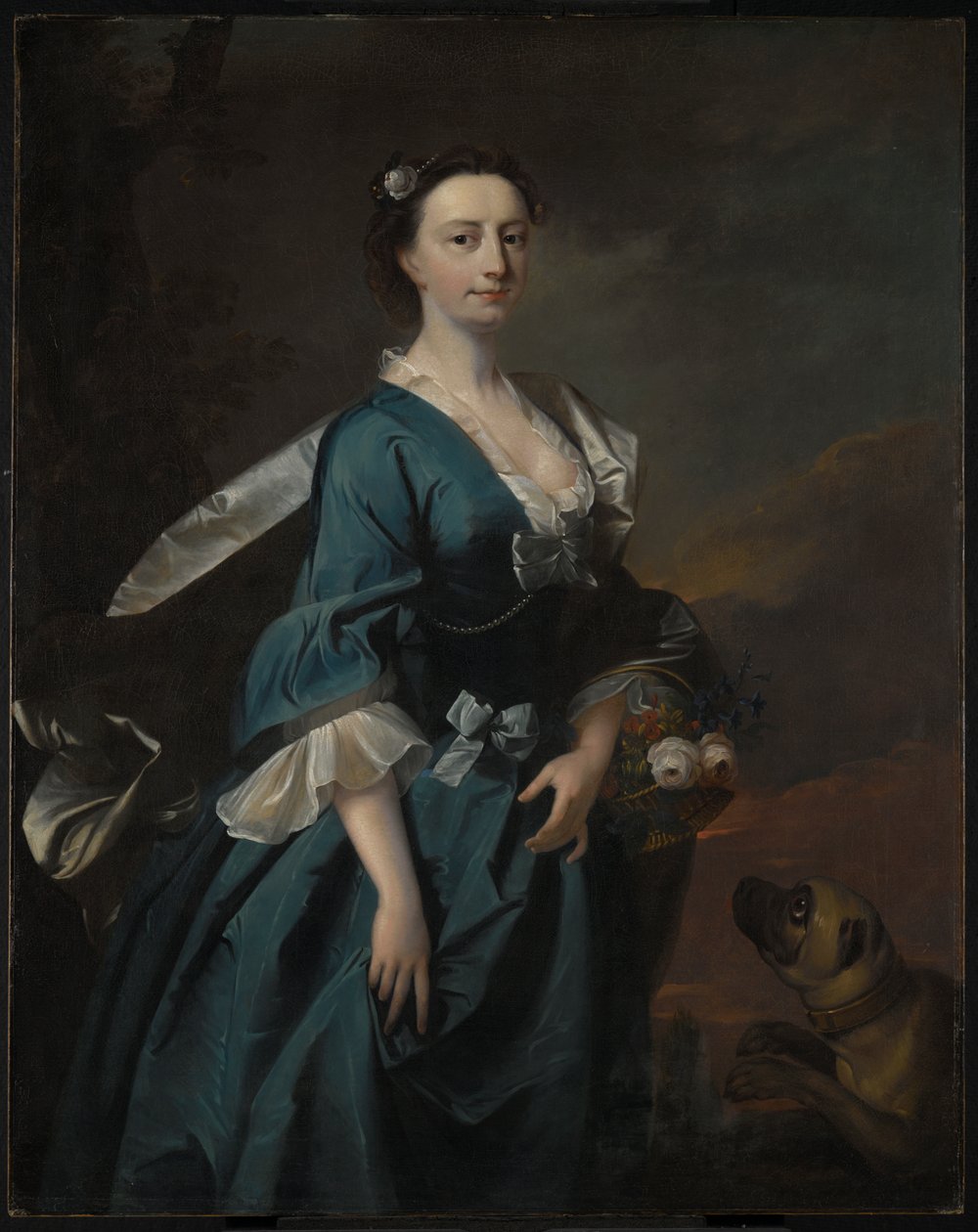 Bayan John Wendt, c.1745 (tuval üzerine yağlı boya) by Thomas Hudson