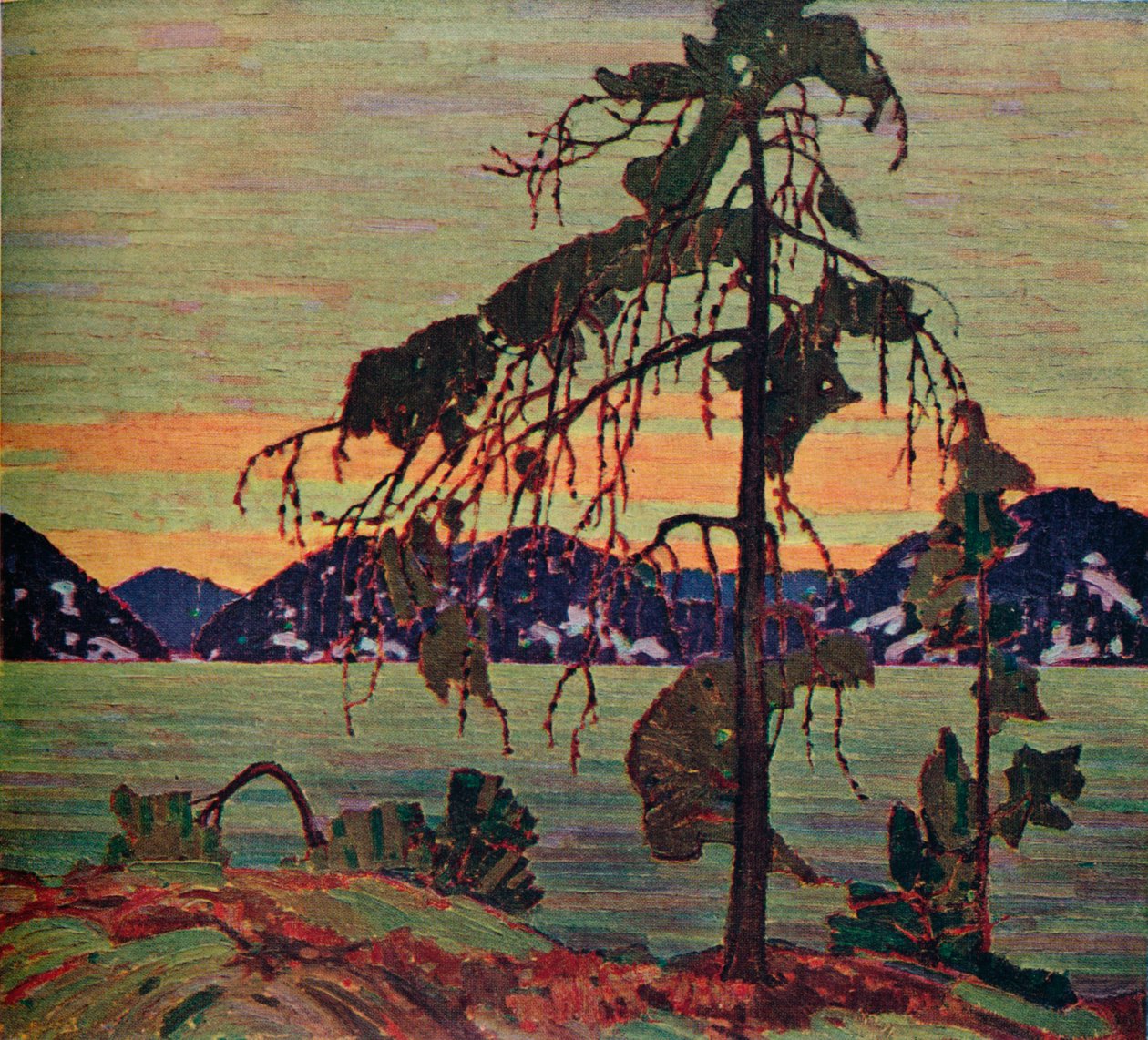 Jack Pine, 1917. 1925 by Tom Thomson