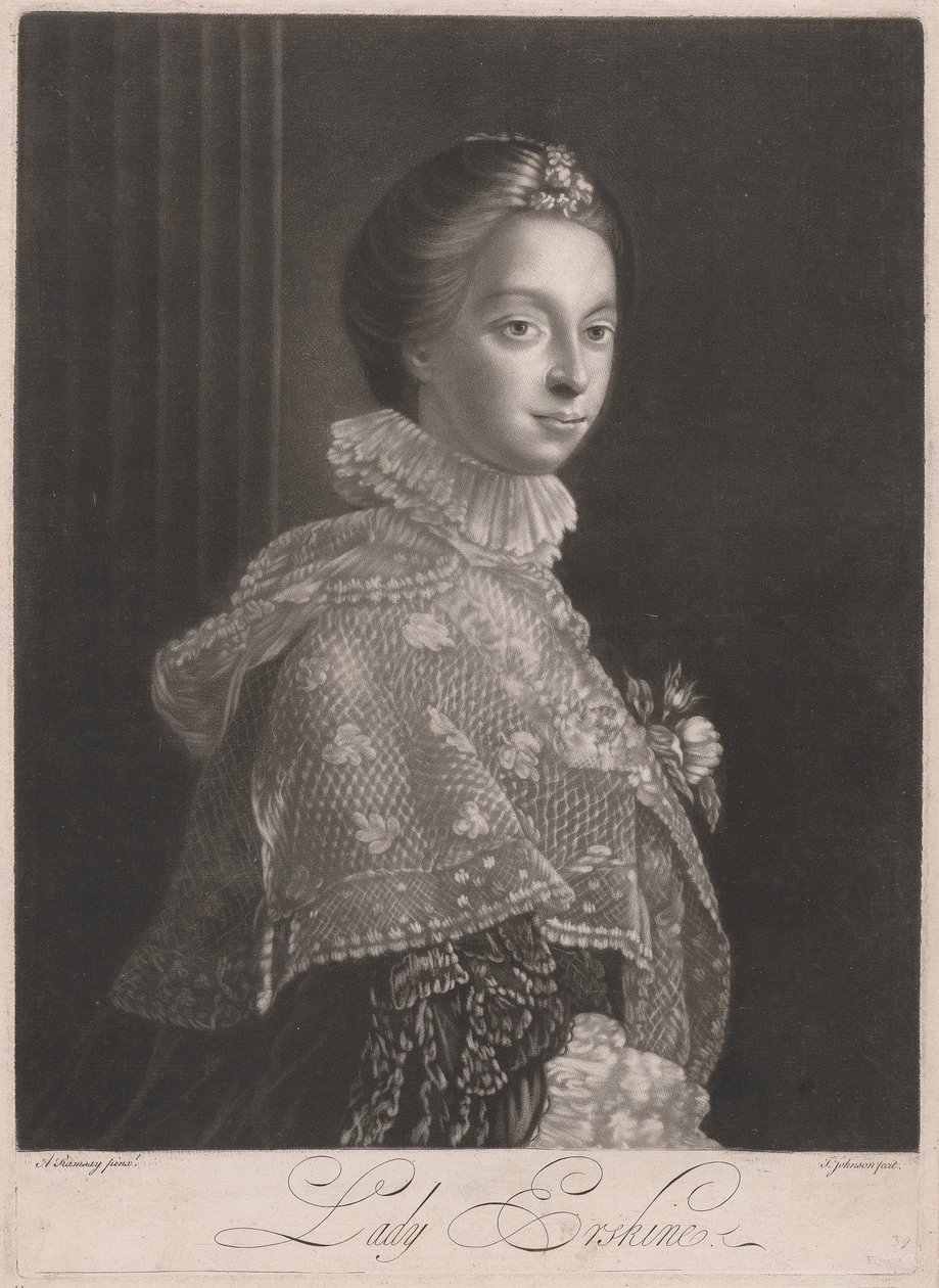 Leydi Erskine by Thomas Johnson