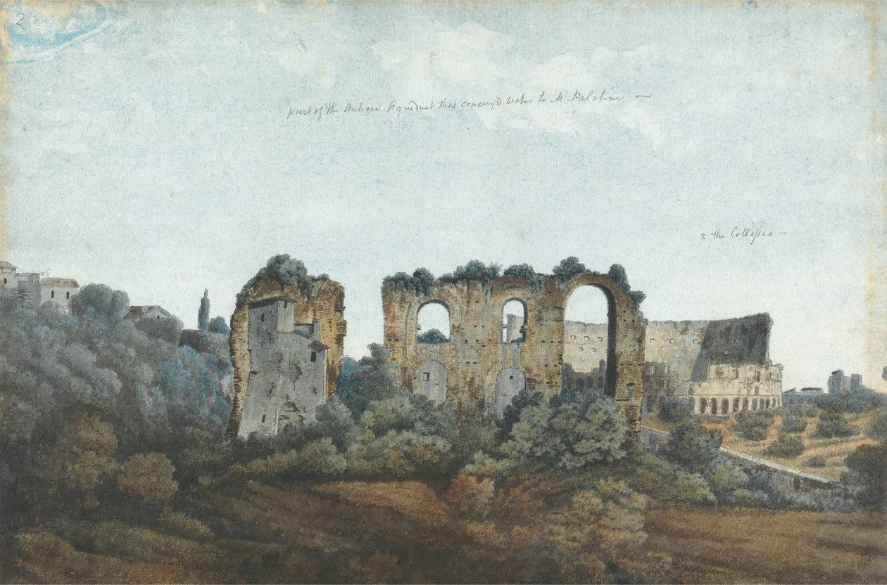 Claudian Su Kemeri ve Kolezyum by Thomas Jones