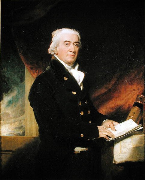 Kaptan Joseph Cotton (1745-1825) (tuval üzerine yağlı boya) by Thomas Lawrence