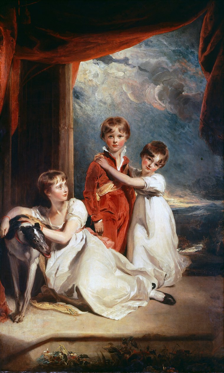 Akışkan çocuklar by Thomas Lawrence