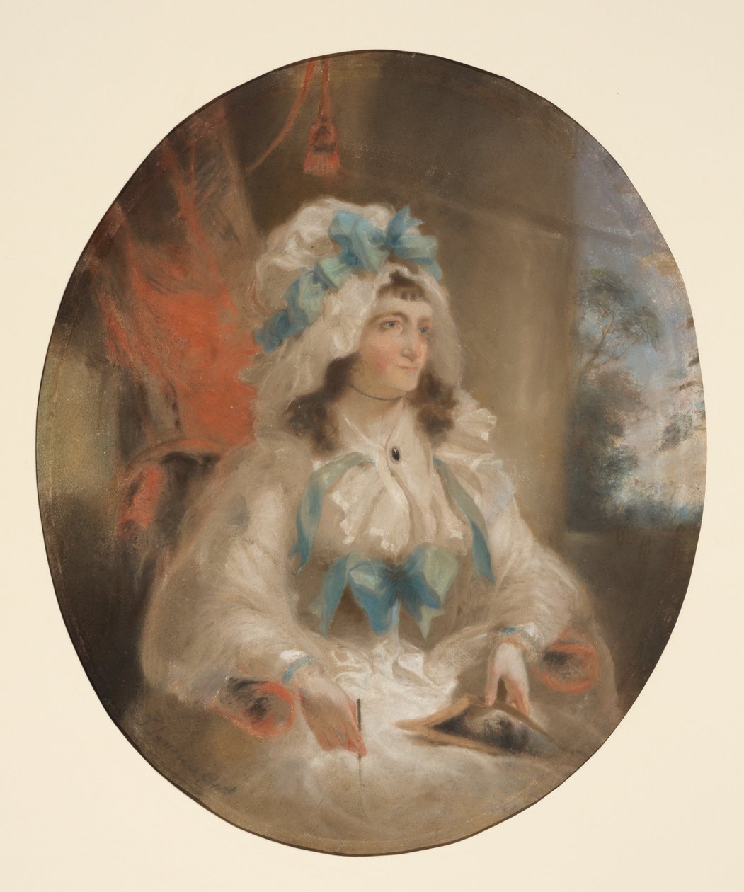 Bayan Mary Hartley'nin portresi by Thomas Lawrence