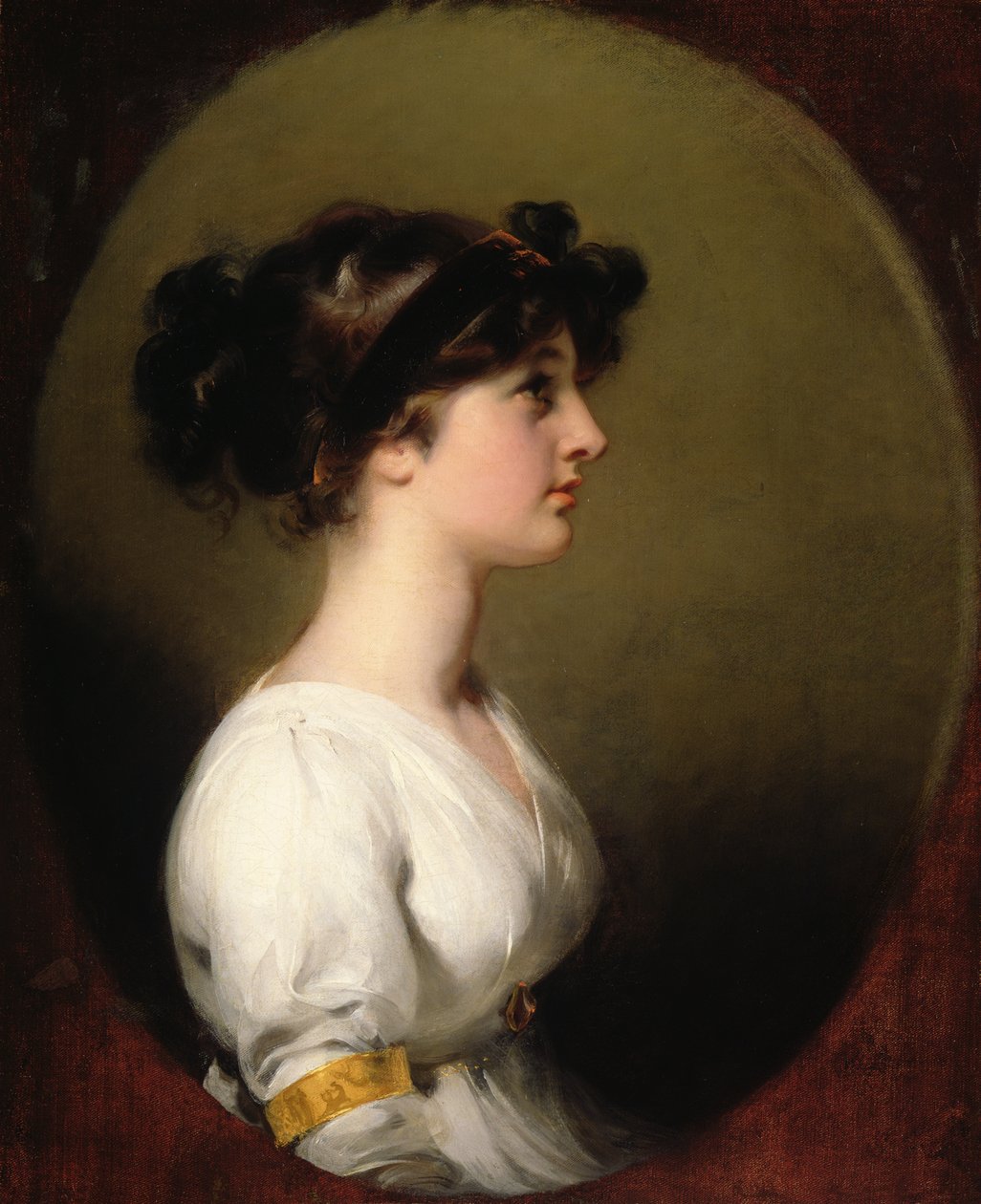 Hon. Caroline Upton, 1800 dolayları by Thomas Lawrence