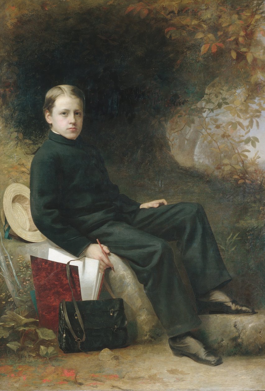 Amory Sibley Carhart, yak. 1860-65. by Thomas Le Clear