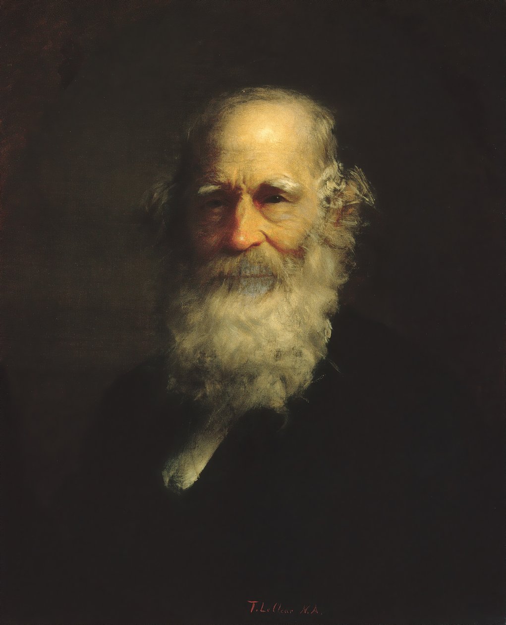 William Cullen Bryant, 1876. by Thomas Le Clear