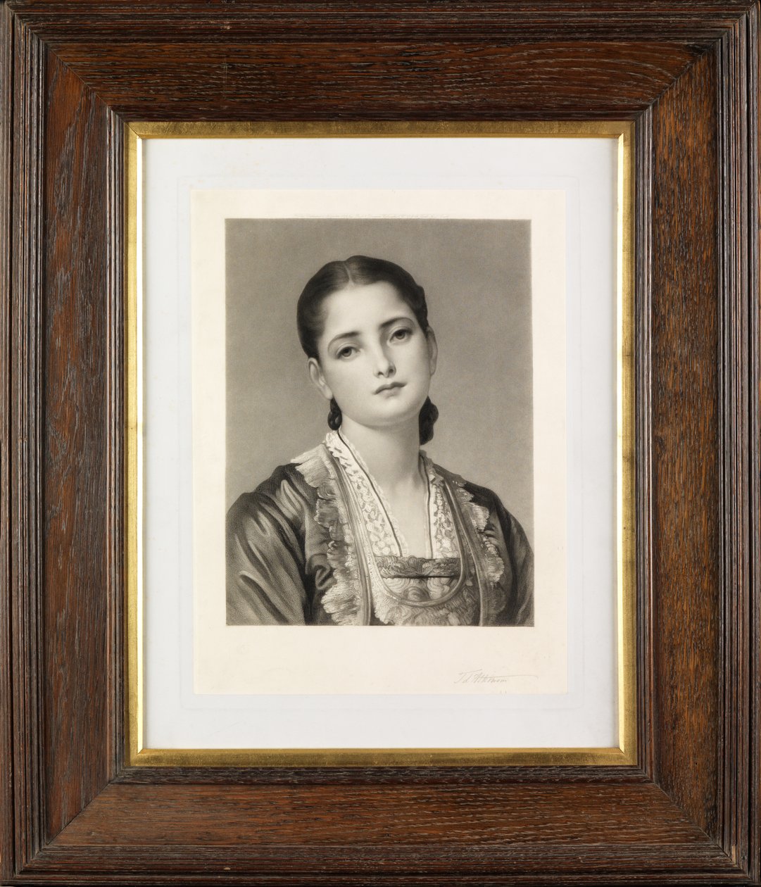 Anita (mezzotint) by Thomas Lewis Atkinson
