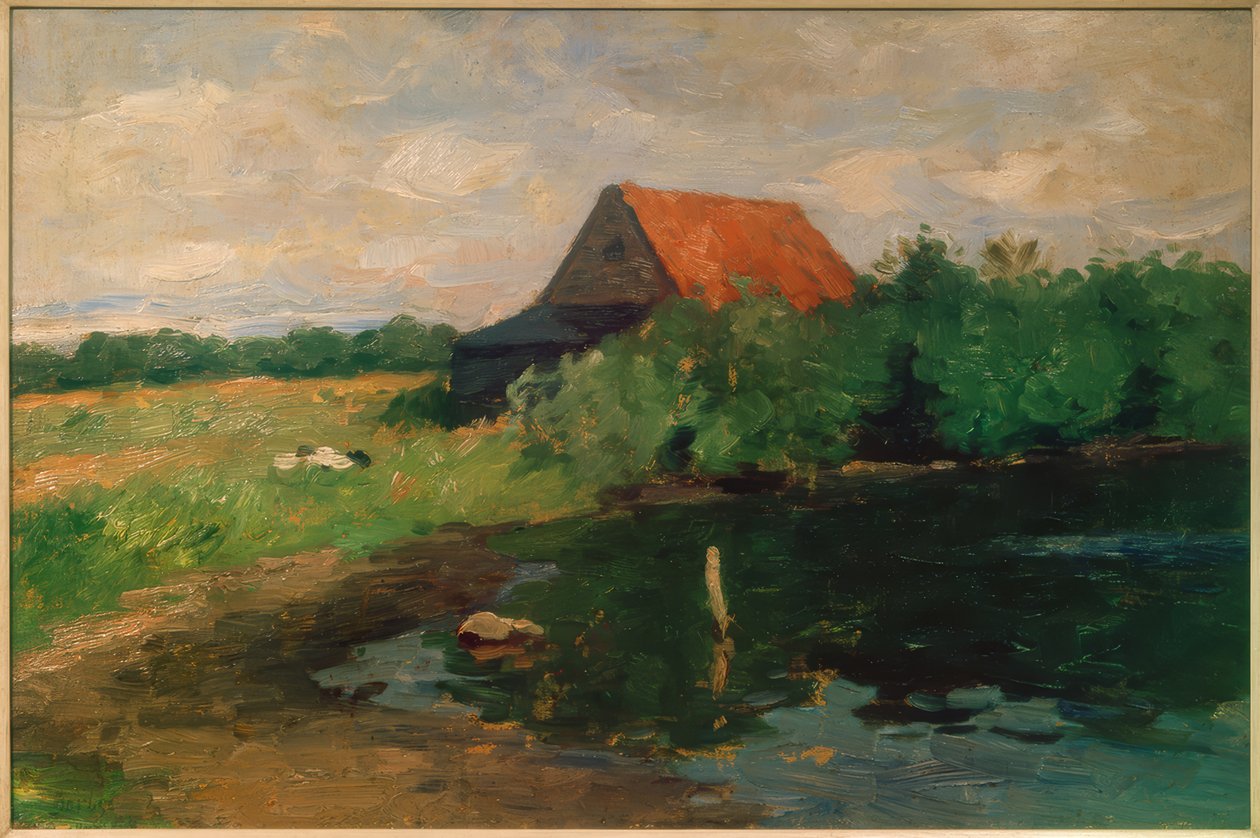 Kırmızı çatılı ev by Thomas Ludwig Herbst