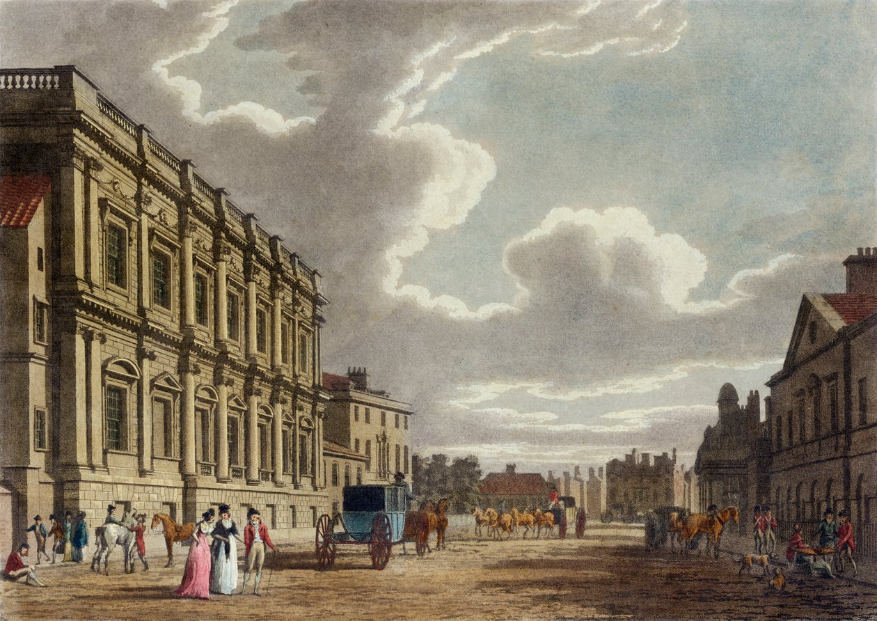 Whitehall, Westminster, Londra, 1794 by Thomas Malton II