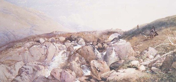 Bir Yayla Yanığı Tarafından Dinlenme by Thomas Miles Richardson