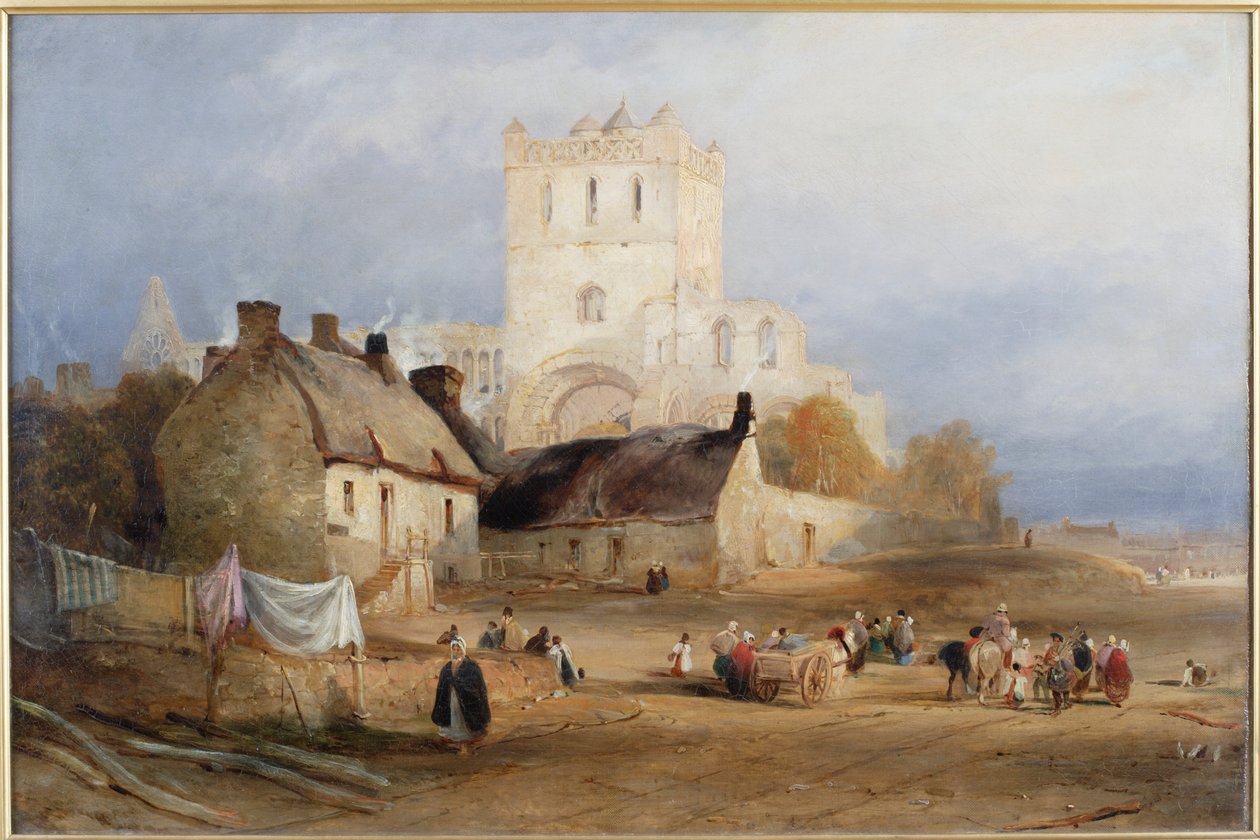 Jedburgh Manastırı, c.1835 by Thomas Miles Richardson