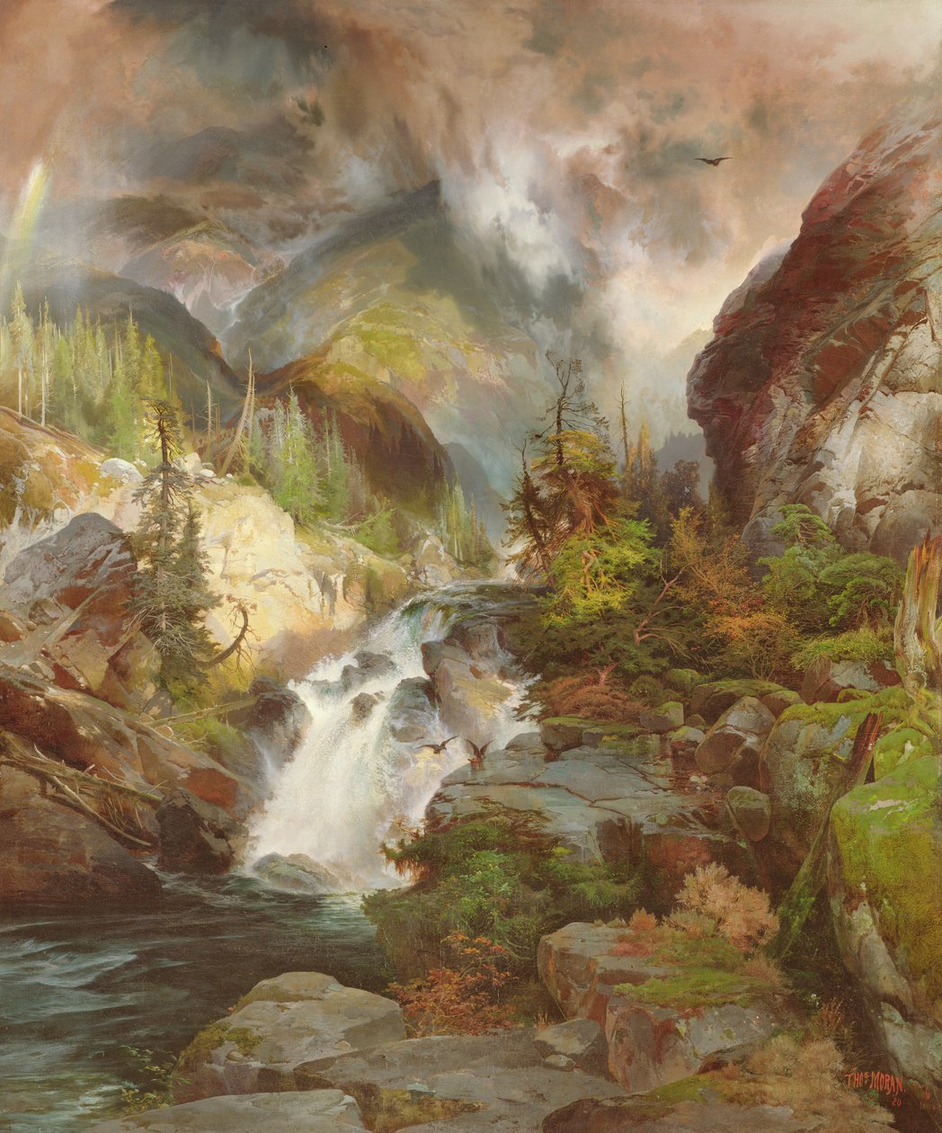 Dağın Çocukları, 1867 by Thomas Moran