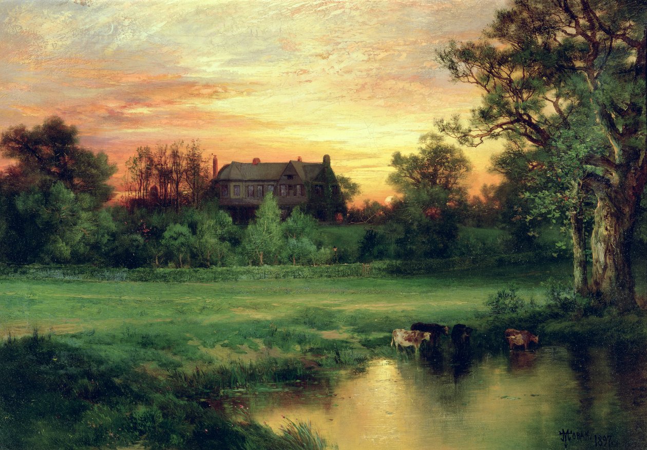 Easthampton, Long Island, 1897 by Thomas Moran