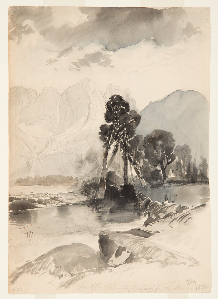 Yosemite Şelaleleri by Thomas Moran