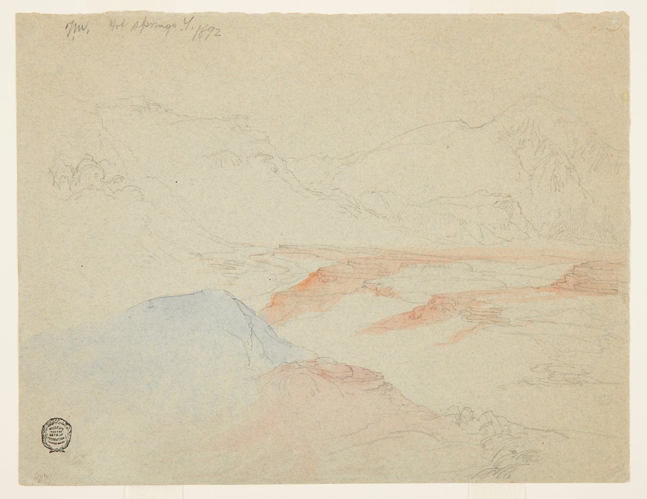 Kaplıcalar, Yellowstone by Thomas Moran