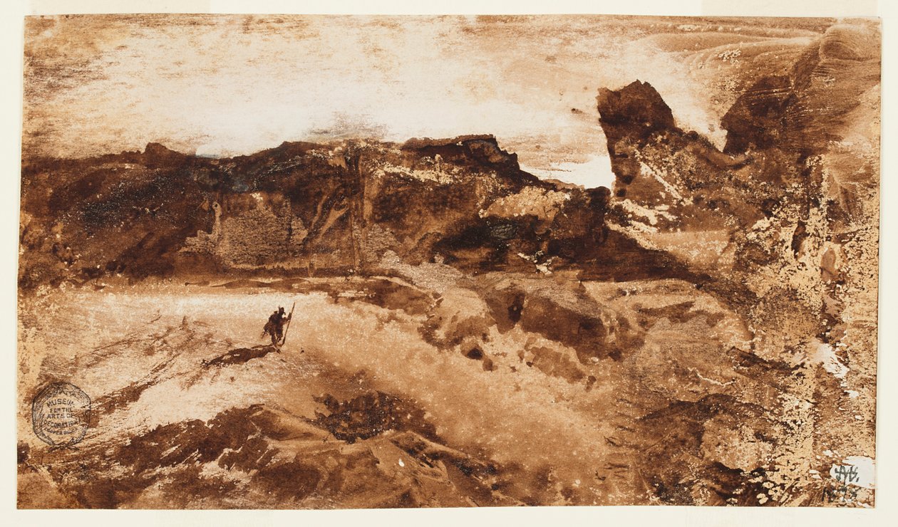 Çölde, Arizona by Thomas Moran