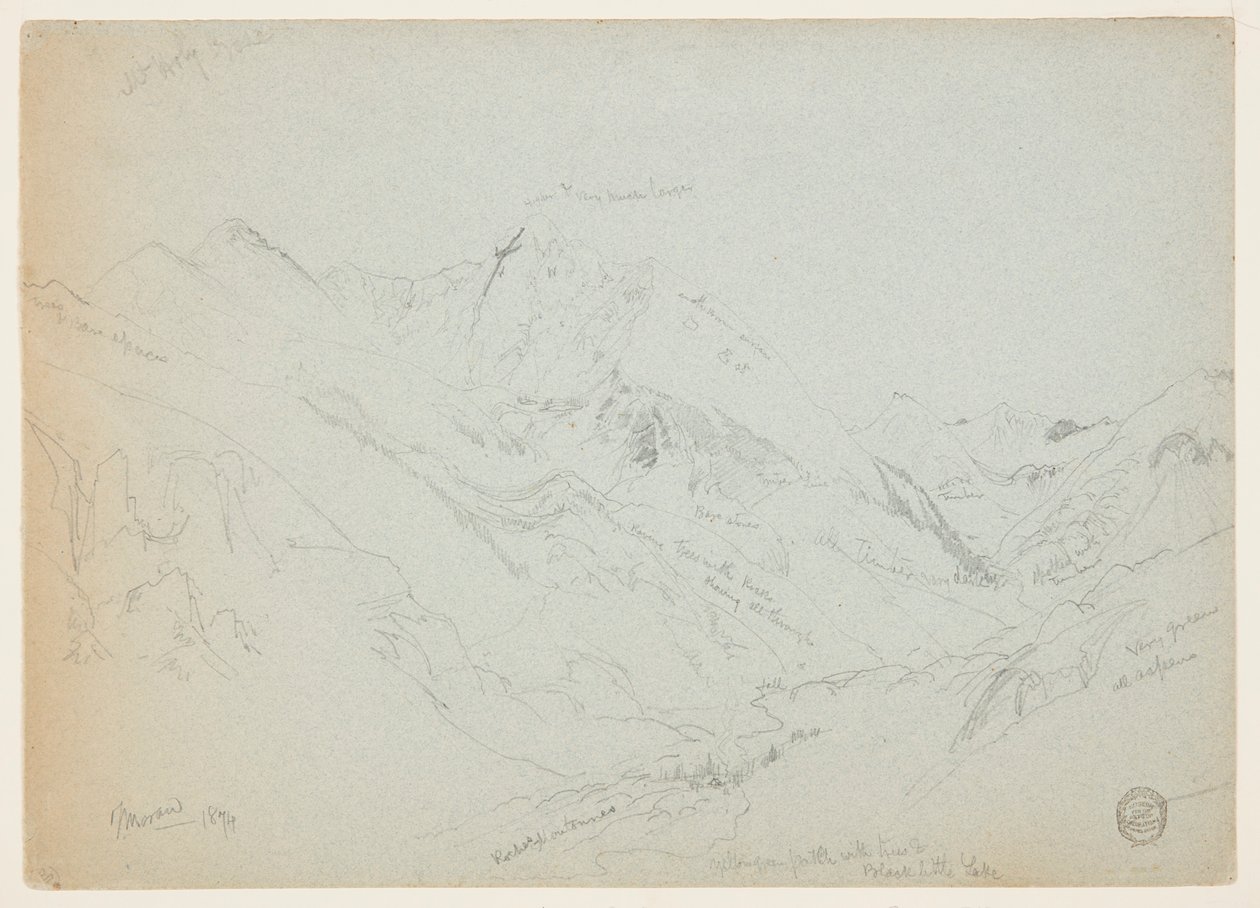 Kutsal Haç Dağı by Thomas Moran