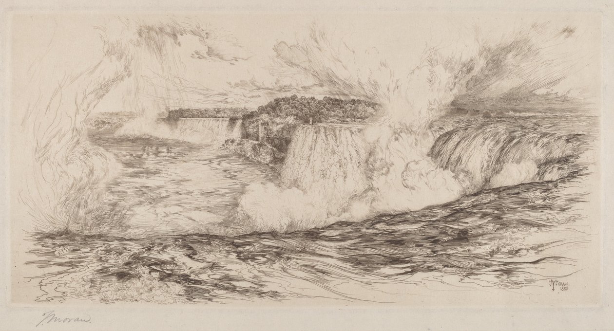 Niagara—Kanada Tarafından by Thomas Moran