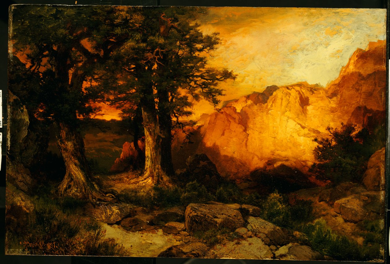 Büyük Kanyon, 1897 by Thomas Moran