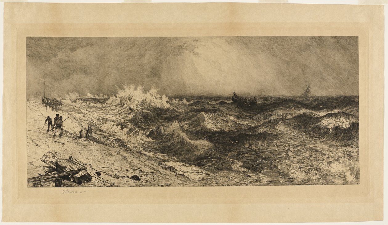 yankılanan deniz by Thomas Moran