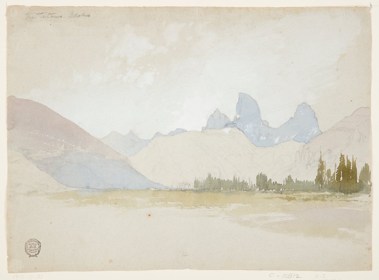 Tetonlar, Idaho by Thomas Moran