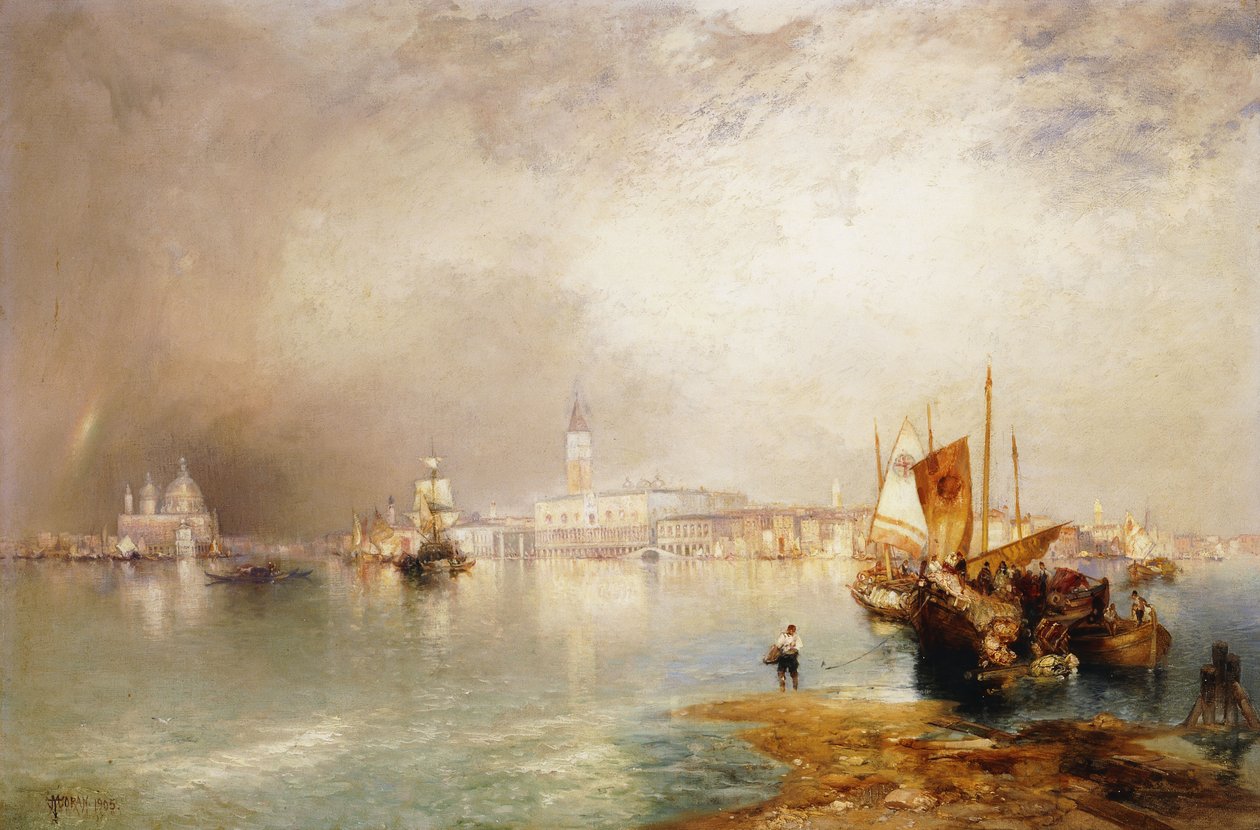 Venedik, 1905 by Thomas Moran