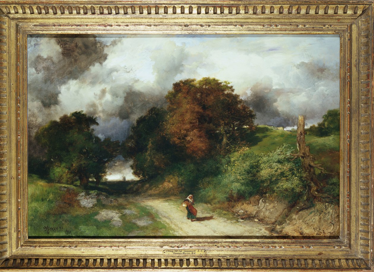 Rüzgarlı Tepe, Amagansett, Long Island, 1901 by Thomas Moran