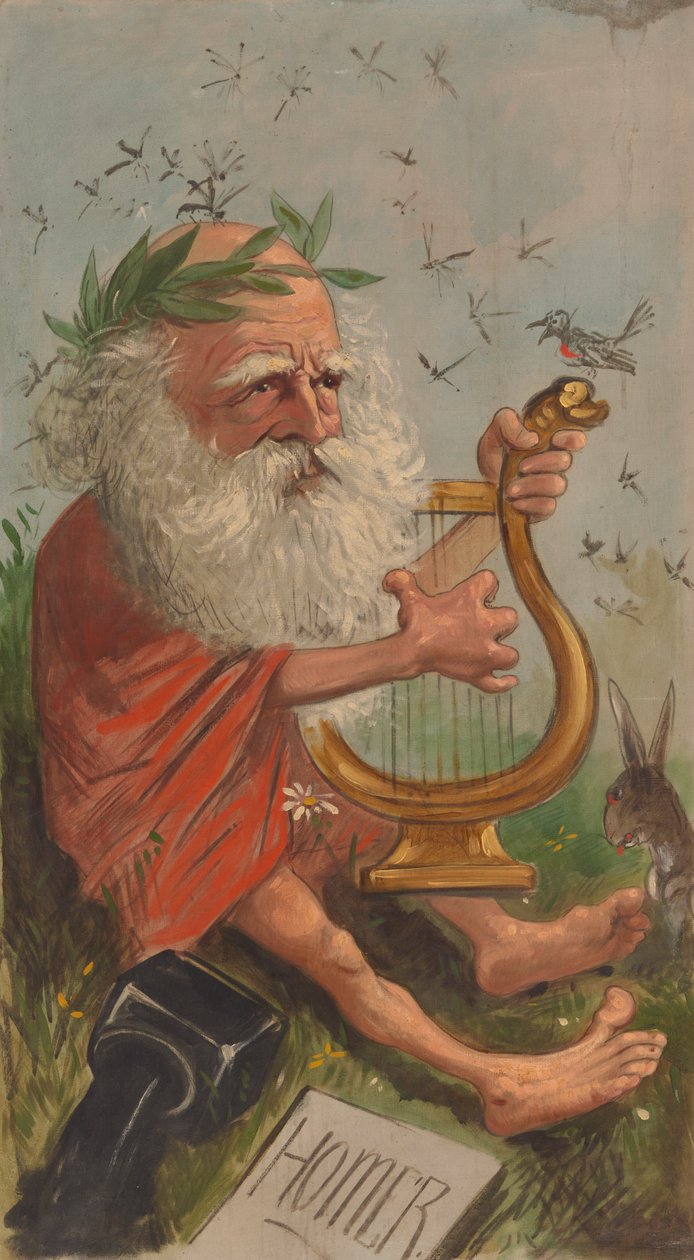 William Cullen Bryant, 1866. by Thomas Nast