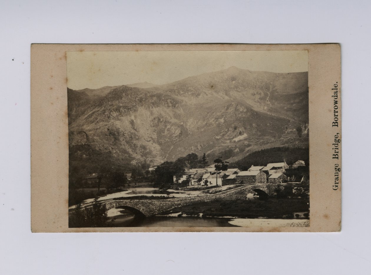 Grange Köprüsü, Borrowdale (s/b fotoğraf) by Thomas Ogle