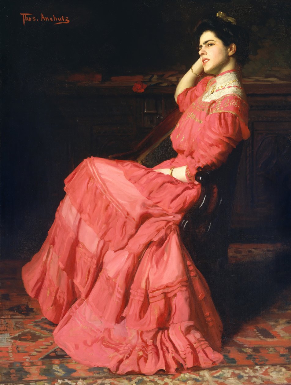 Bir Gül, 1907. by Thomas Pollock Anshutz