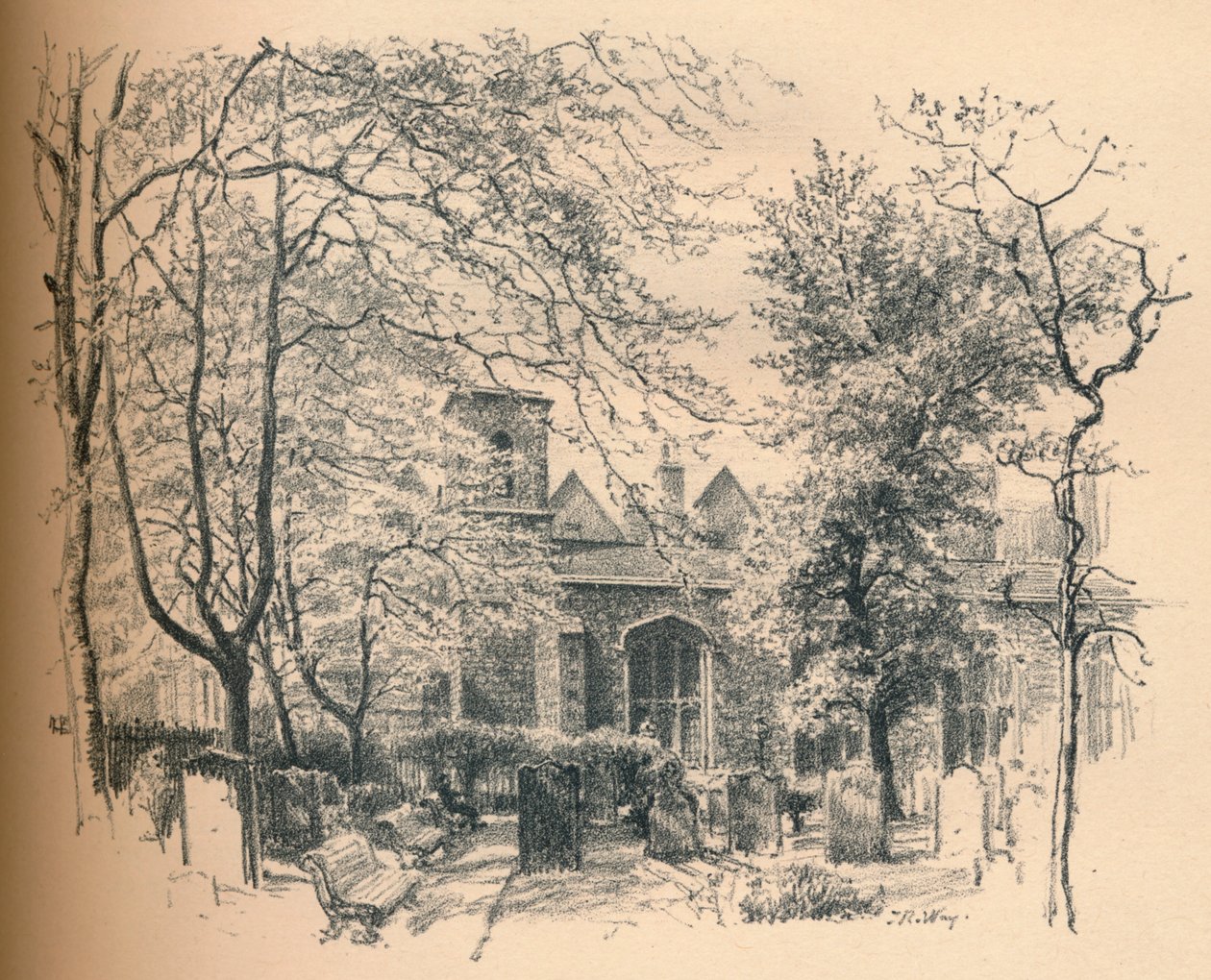 Kraliyet Şapeli, Savoy Sarayı, 1902 by Thomas Robert Way