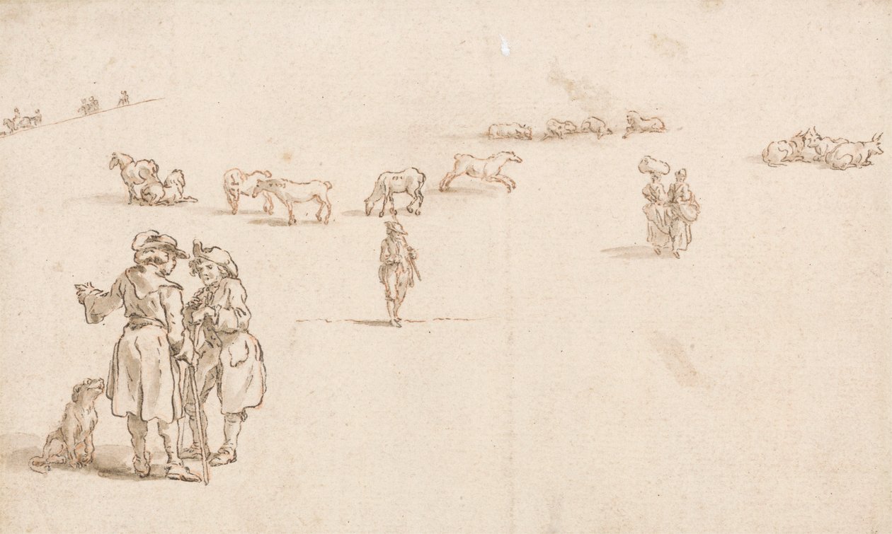 Figürler, Atlar ve İnekler by Thomas Ross