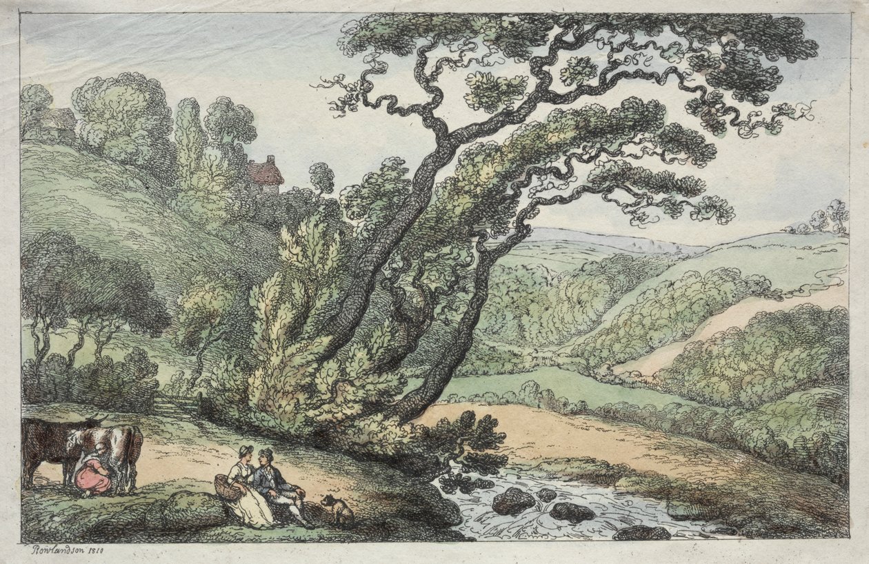 Korniş Görünümü by Thomas Rowlandson